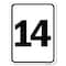 Signmission Sign with Number 14 Heavy-Gauge Aluminum Rust Proof Parking Sign A-1824-22908 - alternate 1